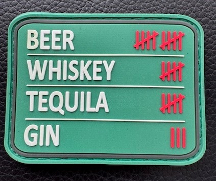 3D Rubberpatch "Drink Counter"