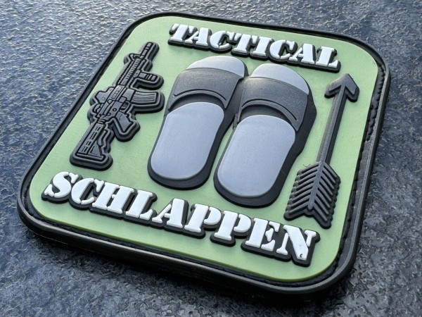 3D Rubberpatch: "TACTICAL SCHLAPPEN"