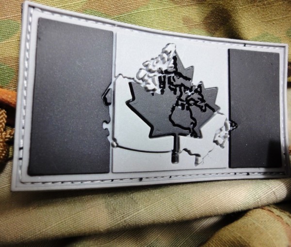 3DRubber Patch: "CANADA" subdued
