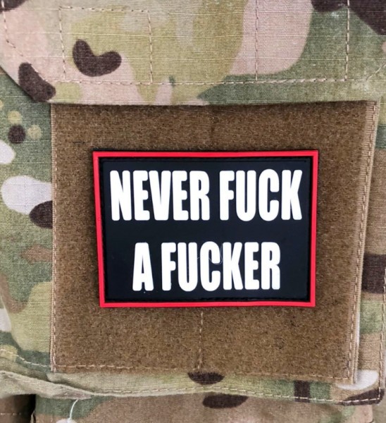 3D Rubberpatch: "Never fuck a fucker"