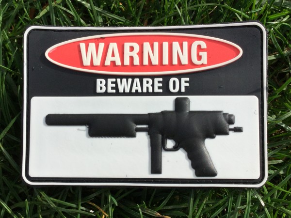 3D Rubberpatch: "BEWARE OF PUMP" Das Original!
