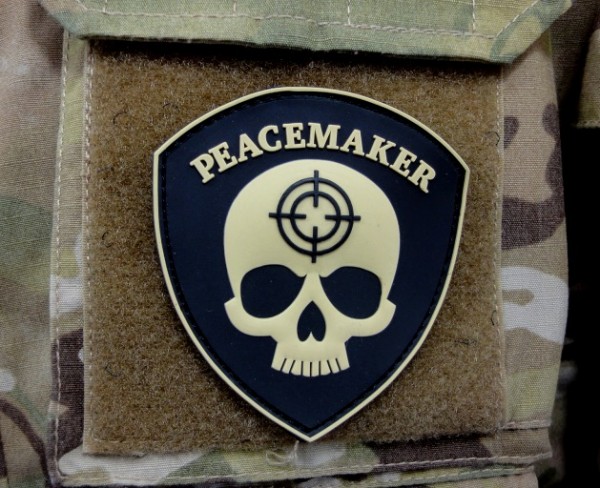 3D Rubber Patch:"PEACEMAKER"