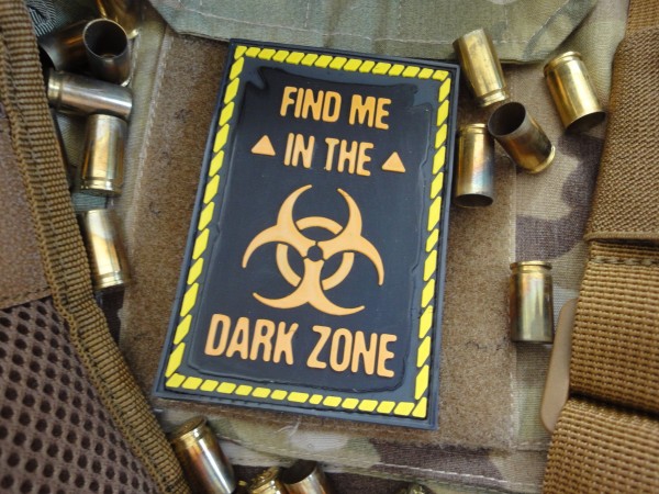 3D-Rubberpatch: "FIND ME IN THE DARK ZONE