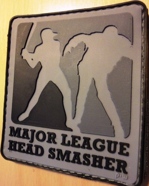 3D Rubberpatch: "Major League Headsmasher" dark