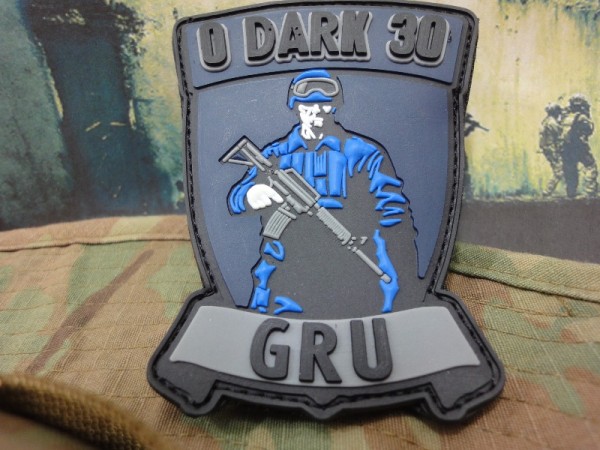 3DRubber Patch:"0 Dark 30"GRU"