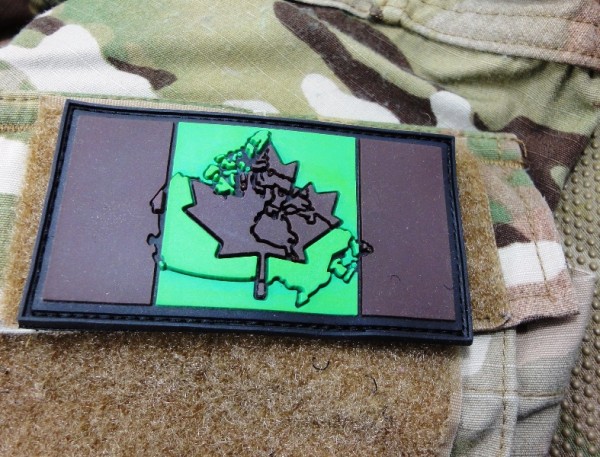 3DRubber Patch:" CANADA" camo