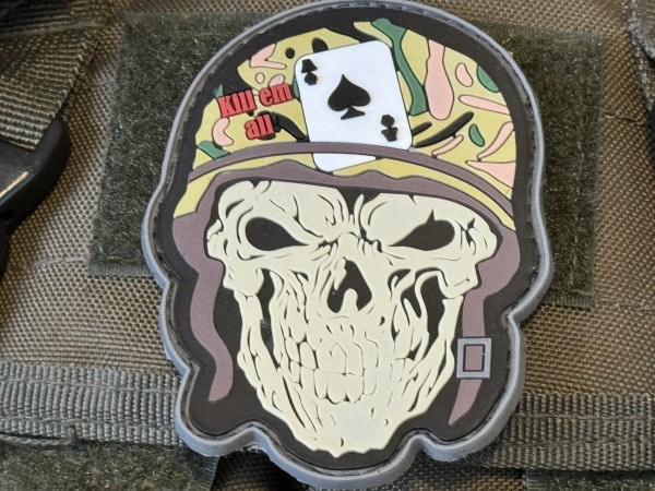 3D Rubberpatch: "Vietnam Scull"