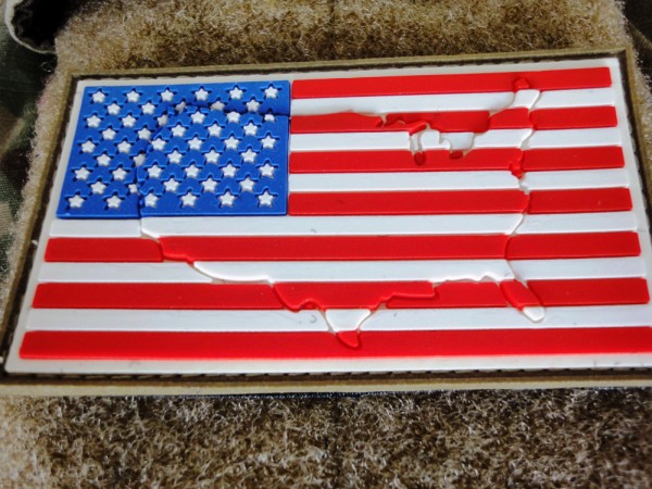 3DRubber Patch:"USA" left side