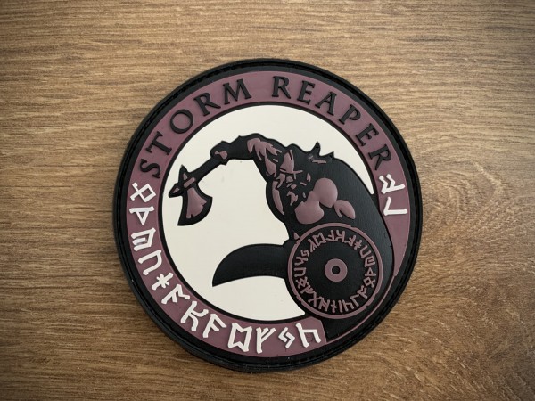 3D Rubber Patch:"STORMREAPER" RUBBER