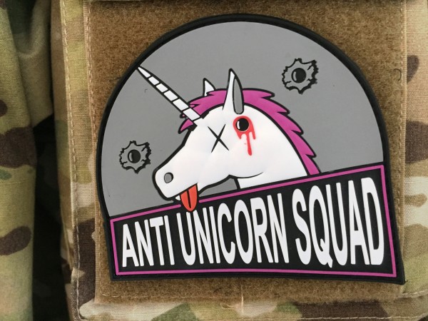 3D Rubberpatch: "ANTI UNICORN SQUAD"