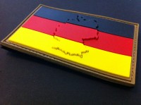 3DRubber Patch:" DEUTSCHLAND" S,R,G 3DRubber Patch:" DEUTSCHLAND" S,R,G