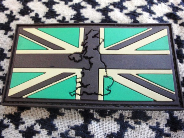 3D Rubber Patch:"UNITED KINGDOM" DESERT RATS