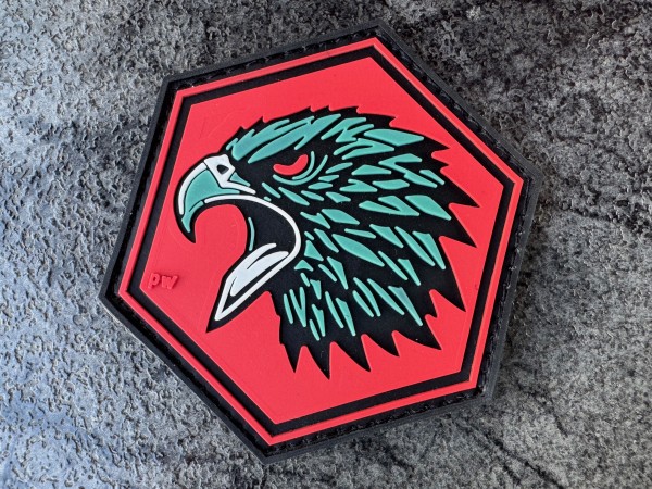 3D Rubberpatch "Adlerkopf"