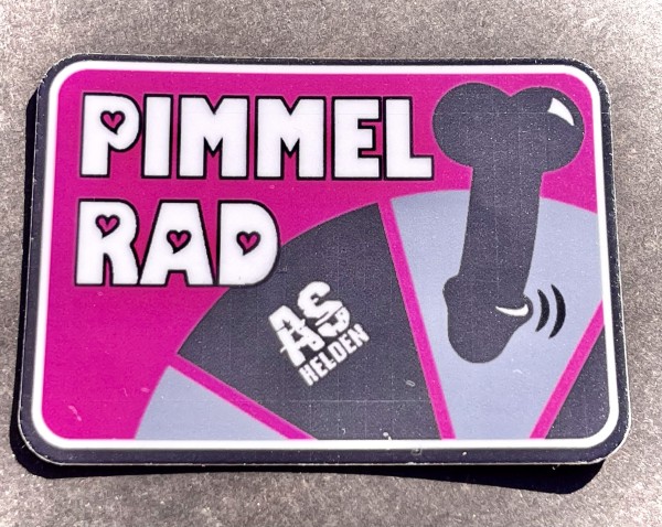 Aufkleber/Sticker "PIMMELRAD" pink