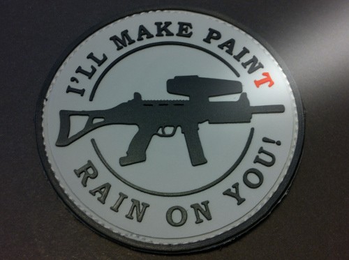 3DRubber Patch:"I'LL MAKE PAINT RAIN ON YOU"