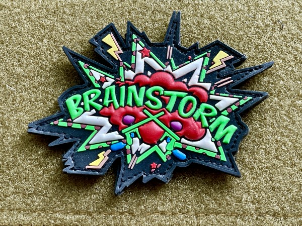 3D Rubberpatch "BRAINSTORM"