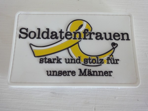 3D Rubber MORALE PATCH: "Soldatenfrauen"