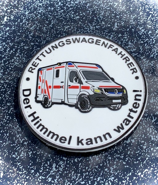 3D Morale Patch: RTW Fahrer "Der Himmel kann warten!"