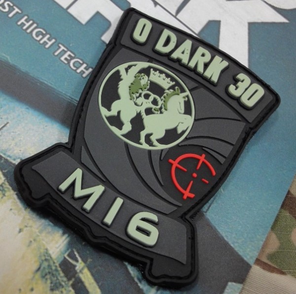 3D Rubber Patch:"0 Dark 30" M I 6