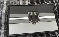 3D Rubber MORALE PATCH: "WHITE LINE DEUTSCHLAND" 3D Rubber MORALE PATCH: "WHITE LINE DEUTSCHLAND"