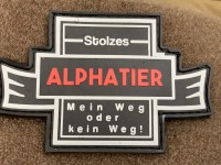 3D Rubberpatch: "ALPHATIER" 3D Rubberpatch: "ALPHATIER"