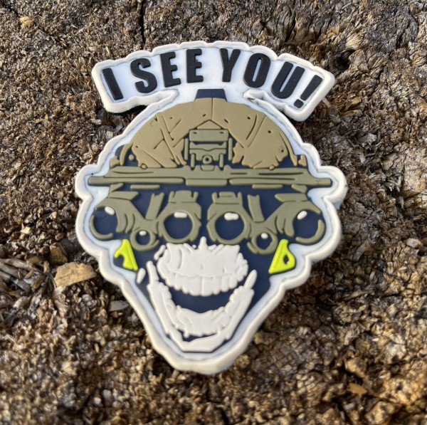 3D Rubberpatch: "I SEE YOU"