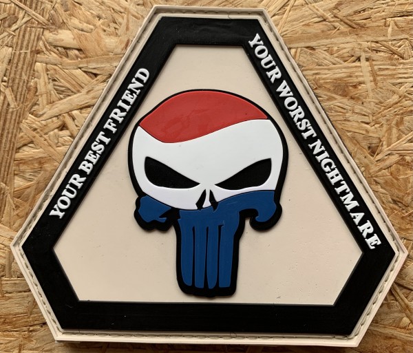 3D Rubber Patch "Punisher Netherlands"
