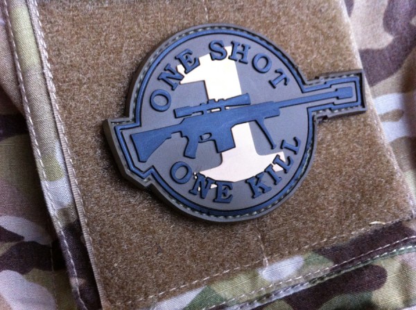 3DRubber Patch:"ONE SHOT ONE KILL"