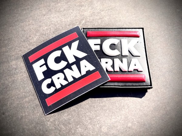 Aufkleber/Sticker "FCK CRNA"