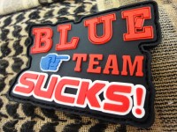 3D Rubberpatch:"BLUE TEAM SUCKS" by p-w 3D Rubberpatch:"BLUE TEAM SUCKS" by p-w