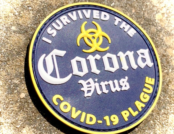 3D Morale-Patch: "I survived the Corona Virus"