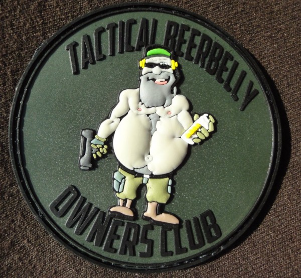 3D Rubber MORALE PATCH: "TBBOC" tan