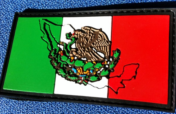 3D Rubber Patch:"MEXICO"