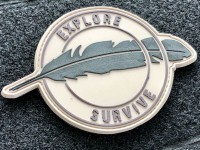 3D Rubberpatch: "Explore - Survive" 3D Rubberpatch: "Explore - Survive"