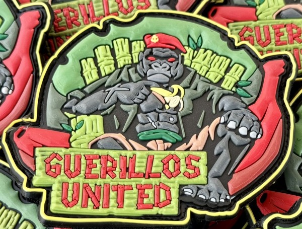 3D Rubber Patch: "GUERILLOS"