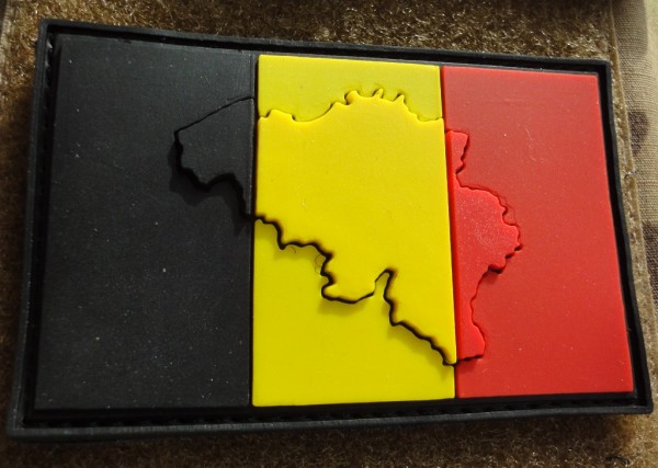 3D Rubberpatch:"Belgium"