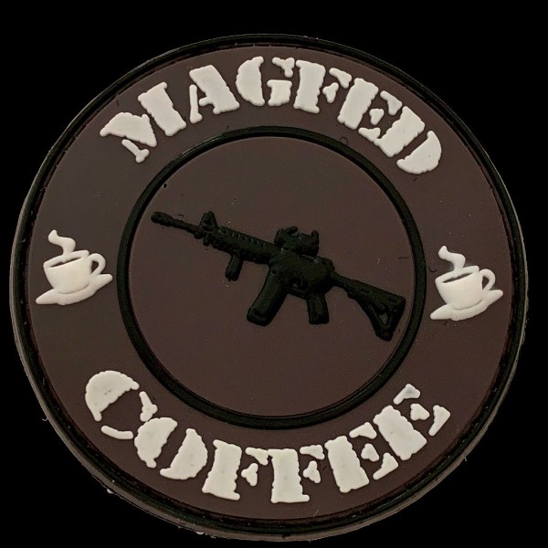 3D Rubberpatch: "MAGFED & COFFEE"