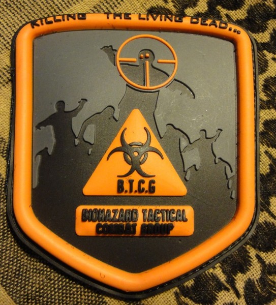 3D Rubberpatch: UNDEAD "B.T.C.G" orange