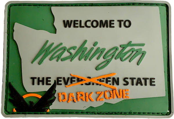 3D Rubberpatch: "Welcome to Washington"