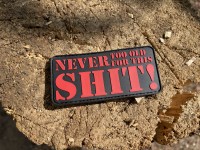 3D Rupperpatch: "NEVER TOO OLD FOR THIS SHIT!" Rot 3D Rupperpatch: "NEVER TOO OLD FOR THIS SHIT!" Rot