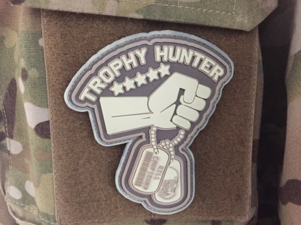 3D Rubberpatch: "TROPHY HUNTER" desert storm