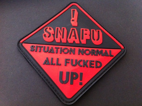 3DRubber Patch:"SNAFU"