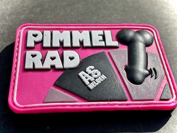 3D Rubberpatch "PIMMELRAD" PINK