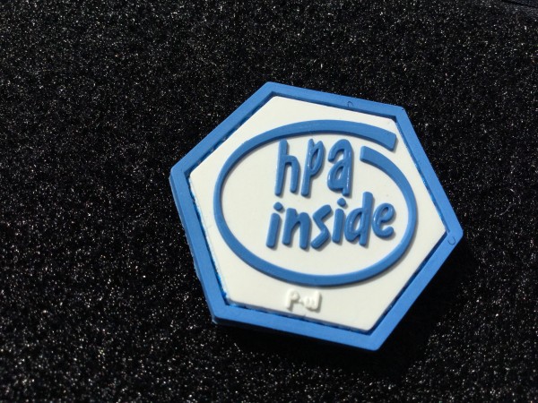 Hex-Patch:"hpa inside" glowing in the dark