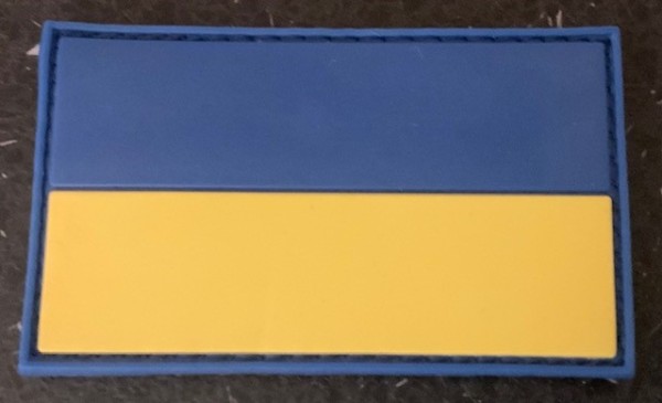 Rubber Patch: UKRAINE Flagge