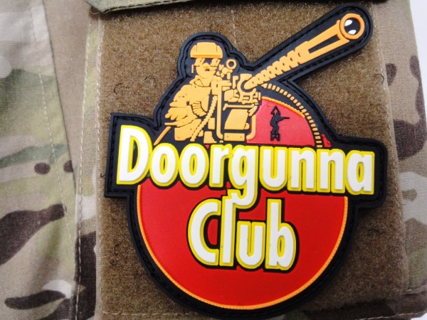 3D Rubberpatch:"DOORGUNNA CLUB" big