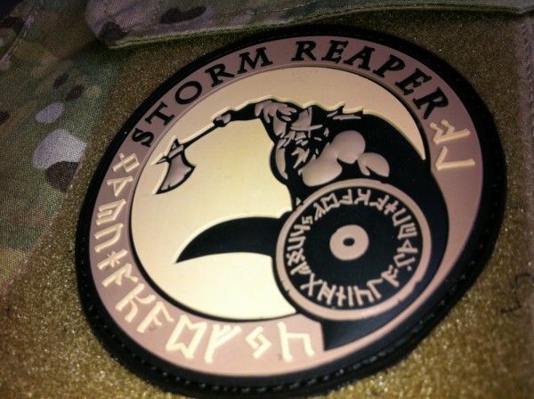 3D Rubber Patch:"STORMREAPER" RUBBER