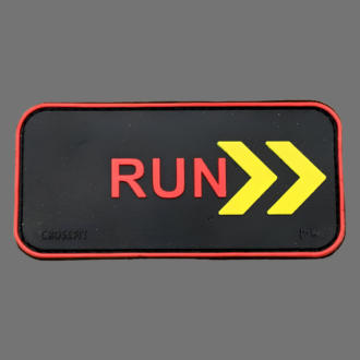 3D Rubberpatch: CROSSFIT "RUN"