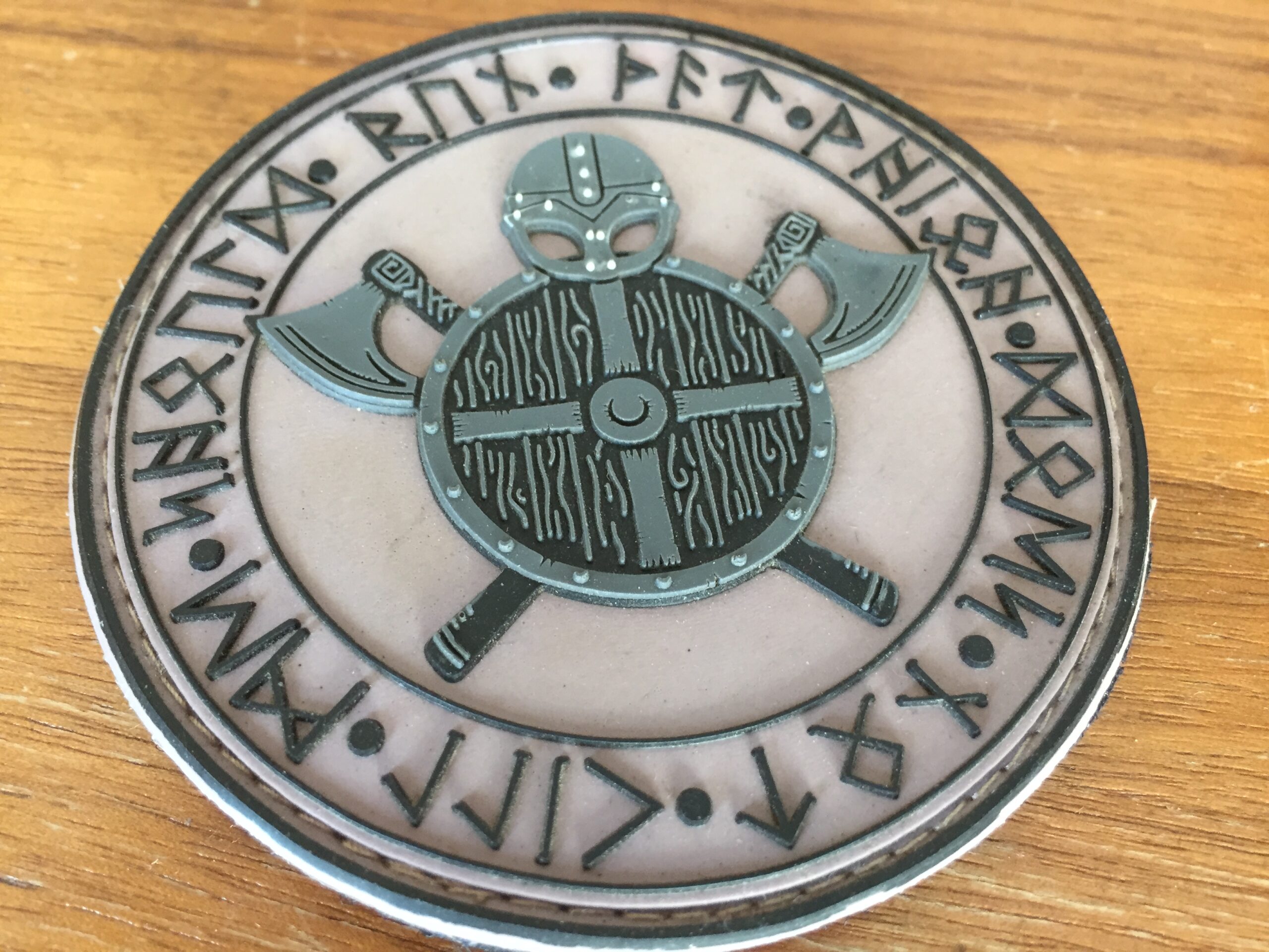 3D Rubber MORALE PATCH: "WARRIOR'S CODE" – Bild 2