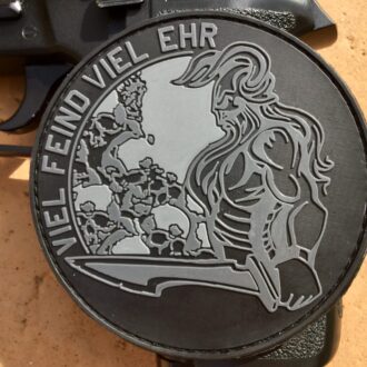 Morale - Rubberpatch "Viel Feind, viel Ehr" subdued